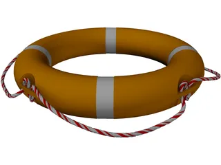 Life Belt 3D Model