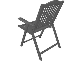 Adirondack Chair 3D Model