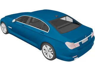 BMW 7-series (2009) 3D Model