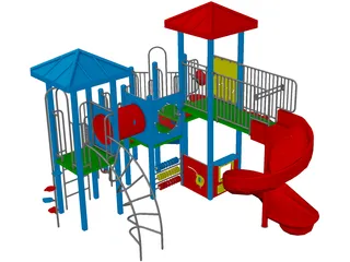 Playground Equipment 3D Model