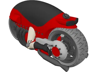 Motorcycle Concept 3D Model