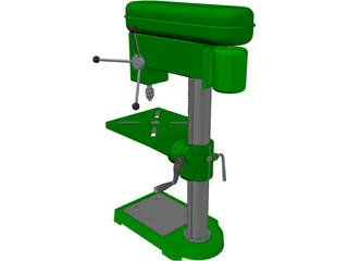 Press Drill 3D Model