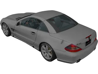 Mercedes-Benz SL500 3D Model