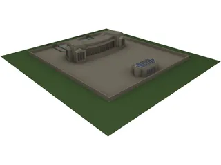 Italian Palace 3D Model
