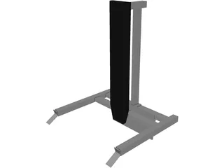 Bench Press 3D Model