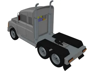 Heavy Duty Truck 3D Model