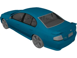 Ford Falcon XR8 3D Model