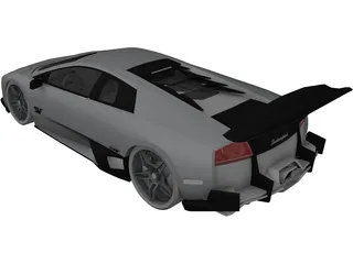 Lamborghini Murcielago LP670-4 SV 3D Model