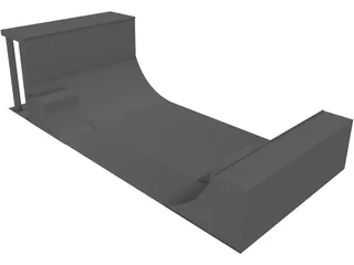 Halfpipe 3D Model