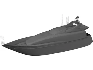 Yacht 3D Model