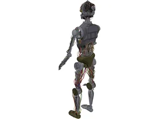 Star Wars C3PO Robot 3D Model