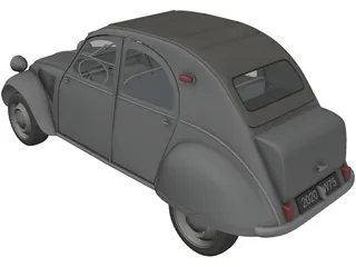 Citroen 2CV 3D Model