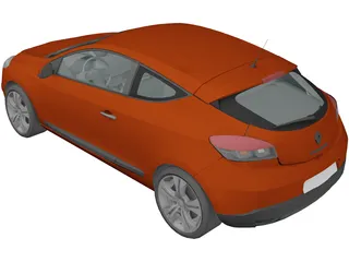 Renault Megane (2008) 3D Model