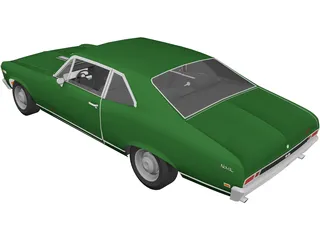 Chevrolet Nova SS (1969) 3D Model