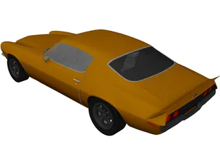 Chevrolet Camaro Z28 (1972) 3D Model