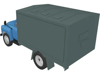 GAZ 52 Truck 3D Model