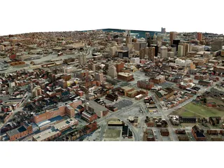 Baltimore City 3D Model