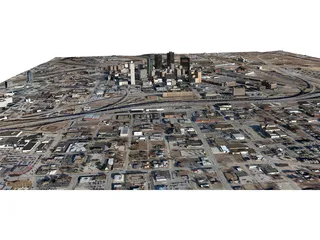 Fort Worth City 3D Model