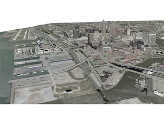 Cleveland City 3D Model