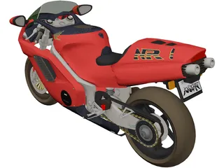 Honda 750 NR 3D Model