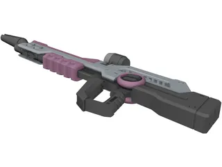 Laser Rifle 3D Model