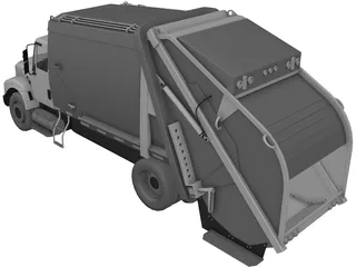 Truck Garbage Environmental 3D Model