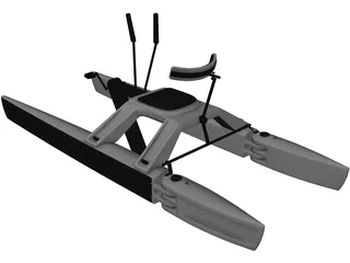 Catamaran 3D Model