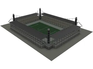 Europe Stadium 3D Model