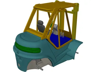 Forklift 3D Model