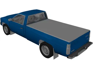 Nissan D21 Pickup 3D Model