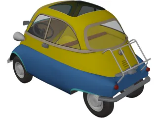 BMW Isetta 250 (1956-1962) [+Interior] 3D Model