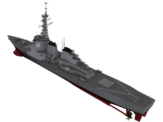 Kongo Destroyer 3D Model