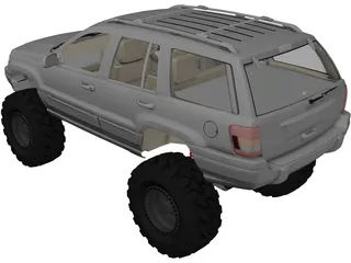 Jeep Grand Cherokee [Lifted] 3D Model