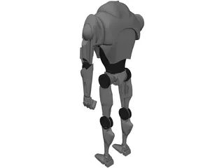 Star Wars Battle Droid 3D Model