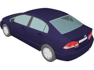 Honda Civic Sedan 3D Model