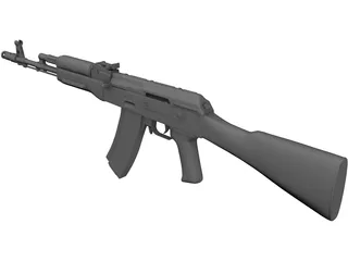 AK-74 3D Model