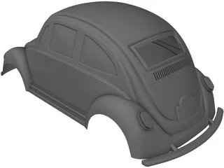 Volkswagen Beetle Body 3D Model
