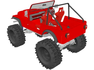 Jeep CJ-7 (1976) 3D Model