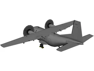CASA C212-200 Aviocar 3D Model