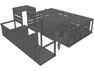 Exhibition Stand 3D Model