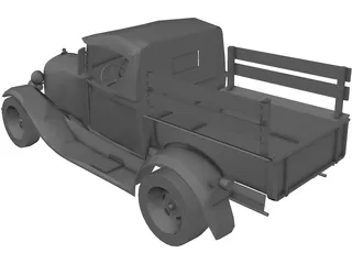 Ford Pickup (1929) 3D Model