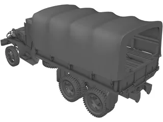 GMC Cckw 353 3D Model