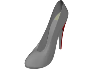 Woman Shoe 3D Model