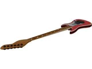 Guitar 3D Model