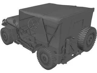 Jeep Willys 3D Model