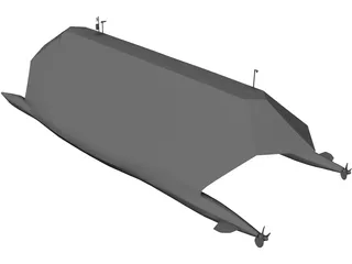 Lockheed Sea Shadow 3D Model