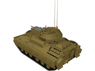 M2AB Infantry 3D Model