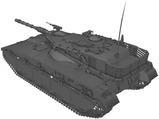 Merkava 3D Model