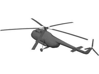 Mil Mi-8P Hip 3D Model