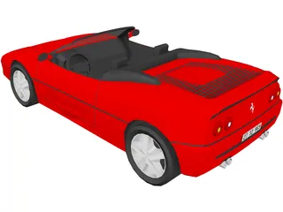 Ferrari F355 Spider 3D Model